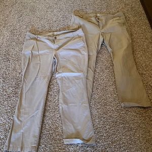 Old Navy boot cut khaki pants (2)
